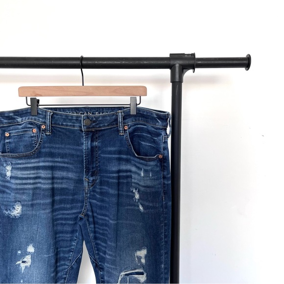 American Eagle Outfitters Other - American Eagle Outfitters AirFlex 360 Ripped Skinny Jean Men’s 40x30